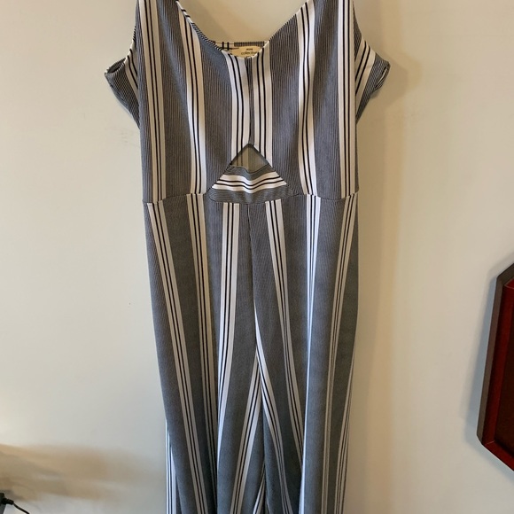 Stripped ankle length body suit - Picture 1 of 1